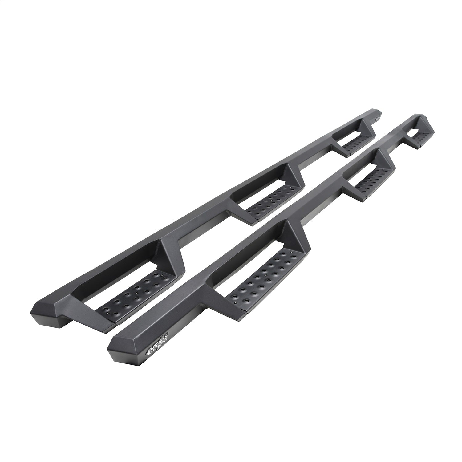 Westin 56 - 534765 2020 - 2023 Chevy Silverado 2500/3500 HD HDX Drop Wheel - to - Wheel Nerf Step Bars - 72 in. Long - Rugged Truck Gear