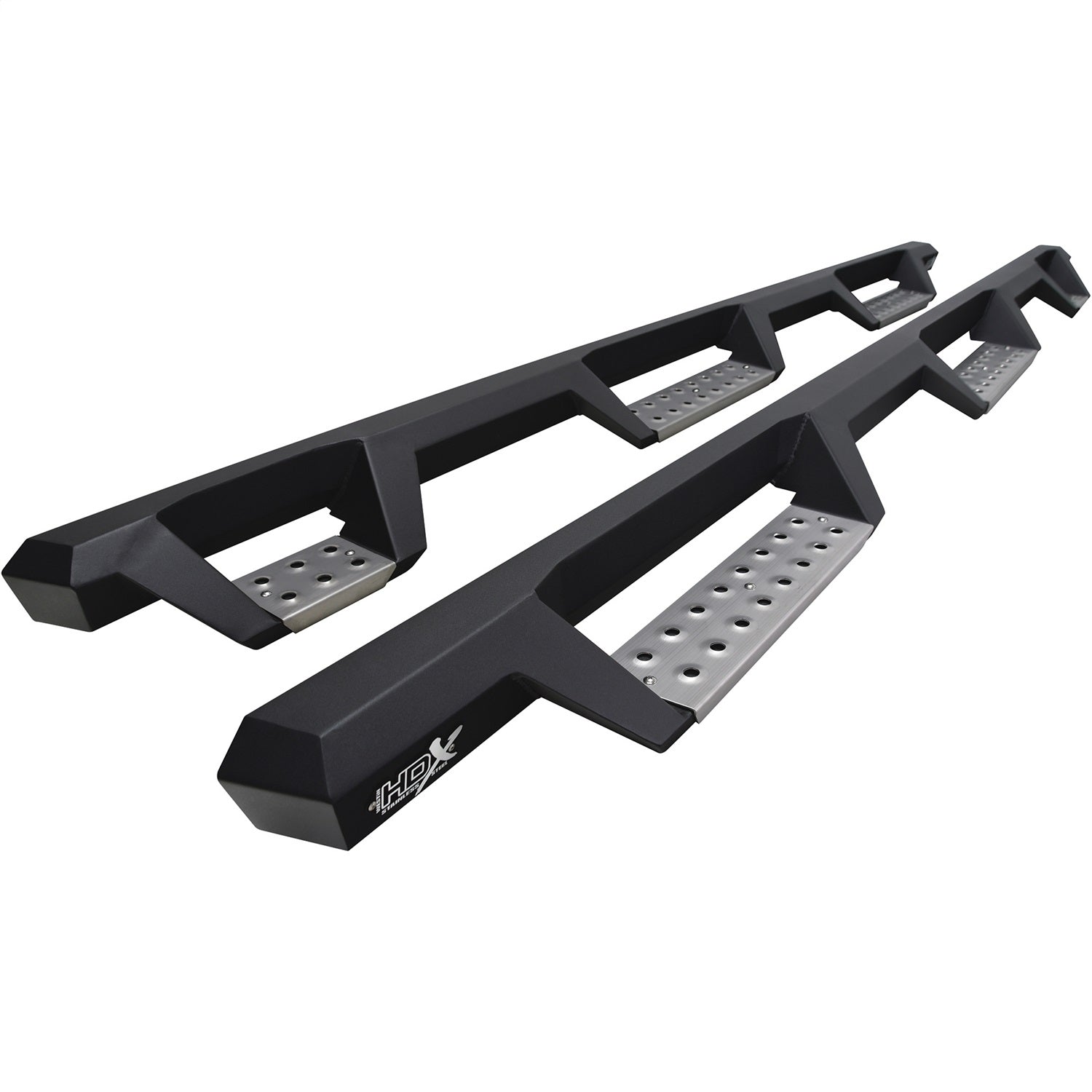 Westin 56 - 5347752 2020 - 2023 GMC Sierra 2500/3500 HD HDX Stainless Drop Wheel - to - Wheel Nerf Step Bars - 72 in. Long - Rugged Truck Gear