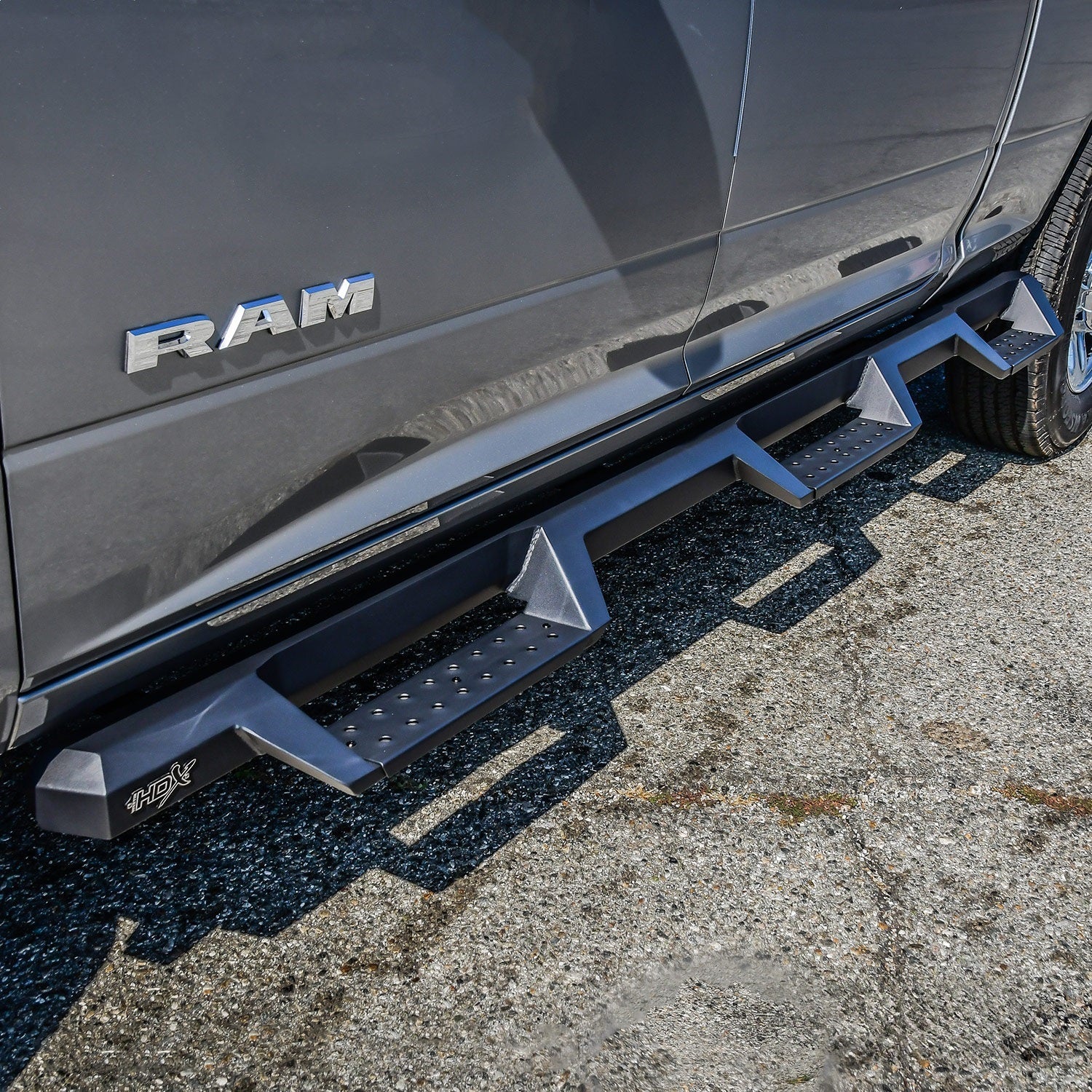 Westin 56 - 534785 2019 - 2023 Dodge Ram 2500/3500 HDX Drop Wheel - to - Wheel Nerf Step Bars - Rugged Truck Gear