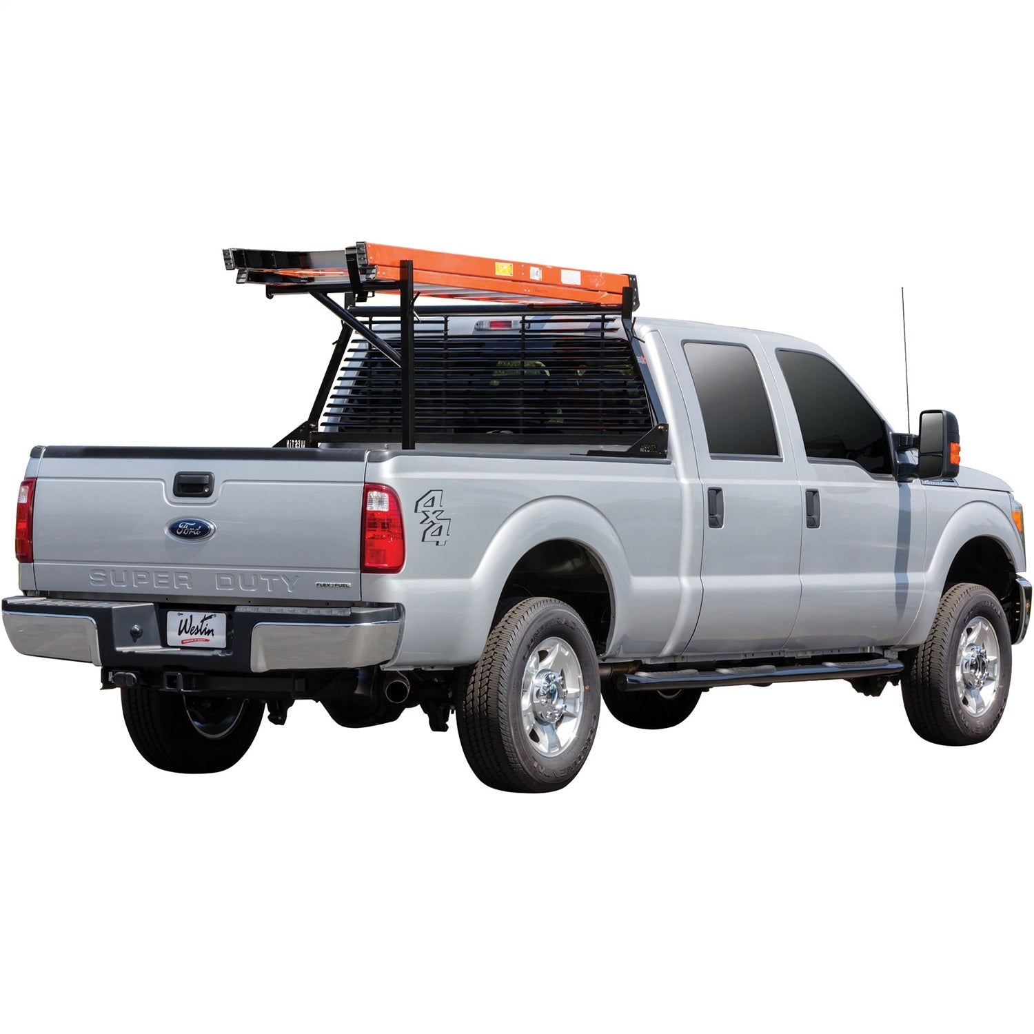 Westin 57 - 8005 2008 - 2023 Ford F450/F550 Super Duty HD Headache Rack - Black - Rugged Truck Gear