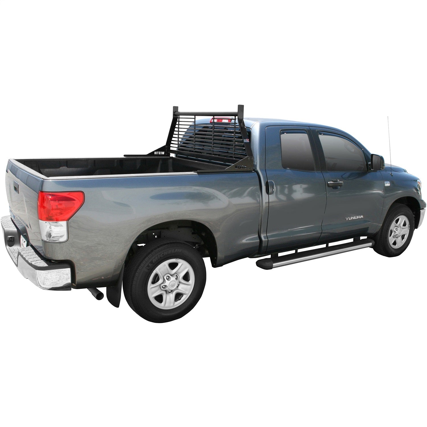 Westin 57 - 8025 1999 - 2023 GMC Sierra 2500/3500 HD HD Headache Rack - Black - Rugged Truck Gear