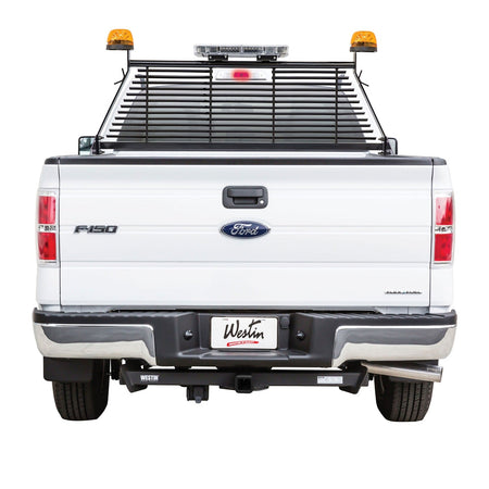 Westin 57 - 8025 1999 - 2023 GMC Sierra 2500/3500 HD HD Headache Rack - Black - Rugged Truck Gear