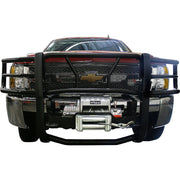 Westin 57 - 92275 Chevy Silverado 1500 2007 - 2013 HDX Winch Mount Grille Black - Rugged Truck Gear
