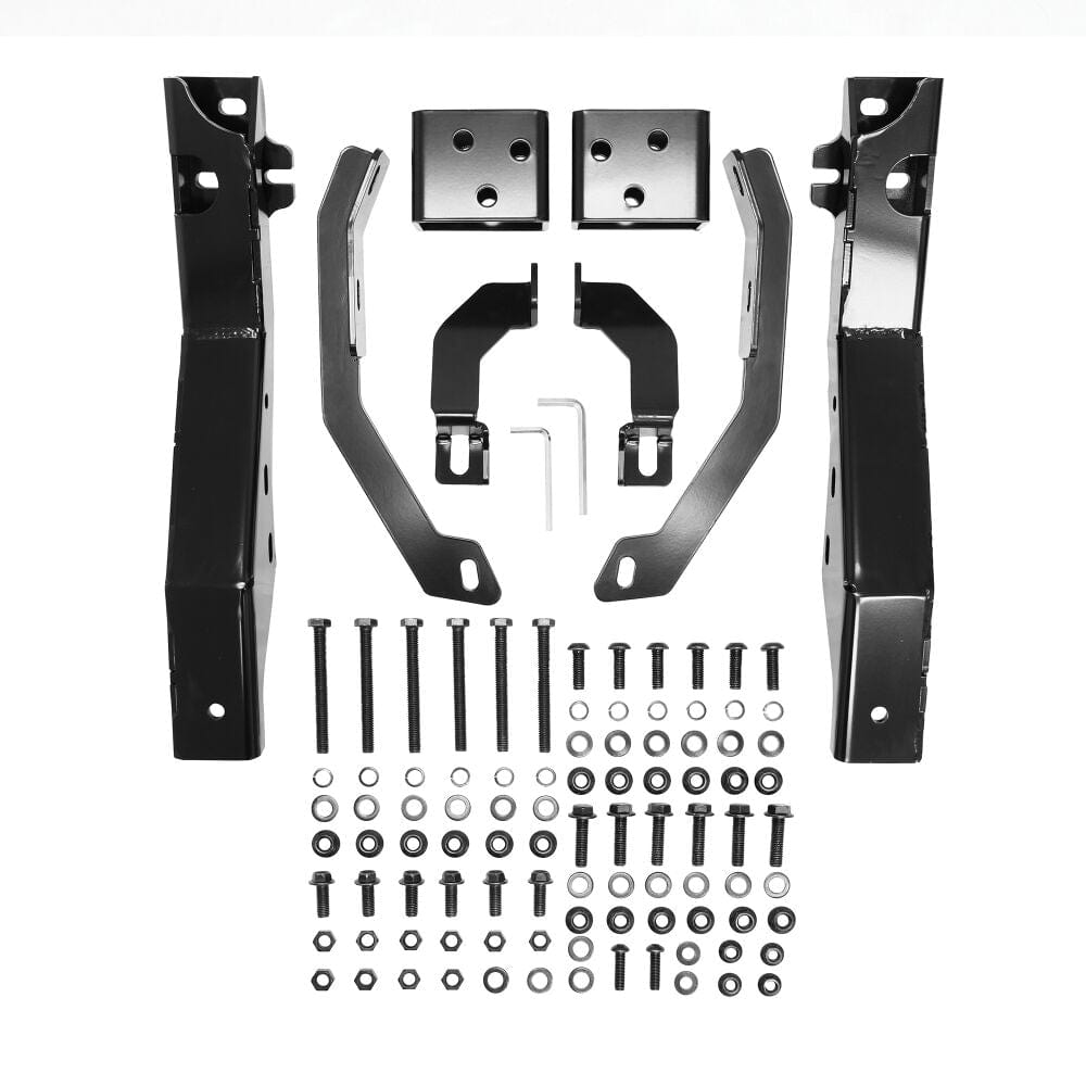 Westin 57 - 93995 2020 - 2024 Chevy Silverado 2500/3500 HD HDX Winch Mount Grille Guard - Rugged Truck Gear
