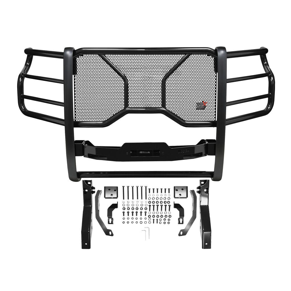 Westin 57 - 93995 2020 - 2024 Chevy Silverado 2500/3500 HD HDX Winch Mount Grille Guard - Rugged Truck Gear