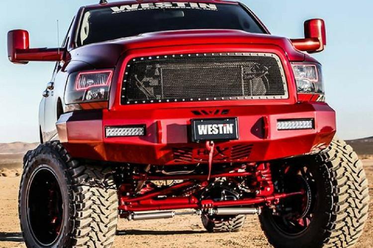 Westin 58 - 141715 Ford F250/F350 Superduty 2017 - 2022 HDX Front Bumper Winch Ready Textured Black Finish - Rugged Truck Gear