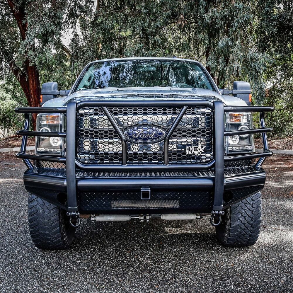 Westin 58 - 31115 Ford F250/F350 Superduty 2011 - 2016 HDX Bandit Front Bumper Non - Winch Black Finish - Rugged Truck Gear