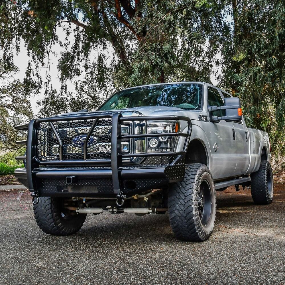 Westin 58 - 31115 Ford F250/F350 Superduty 2011 - 2016 HDX Bandit Front Bumper Non - Winch Black Finish - Rugged Truck Gear