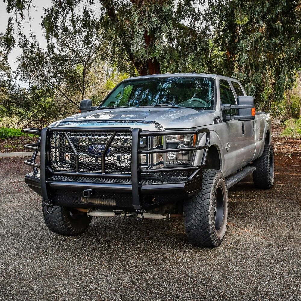 Westin 58 - 31115 Ford F250/F350 Superduty 2011 - 2016 HDX Bandit Front Bumper Non - Winch Black Finish - Rugged Truck Gear