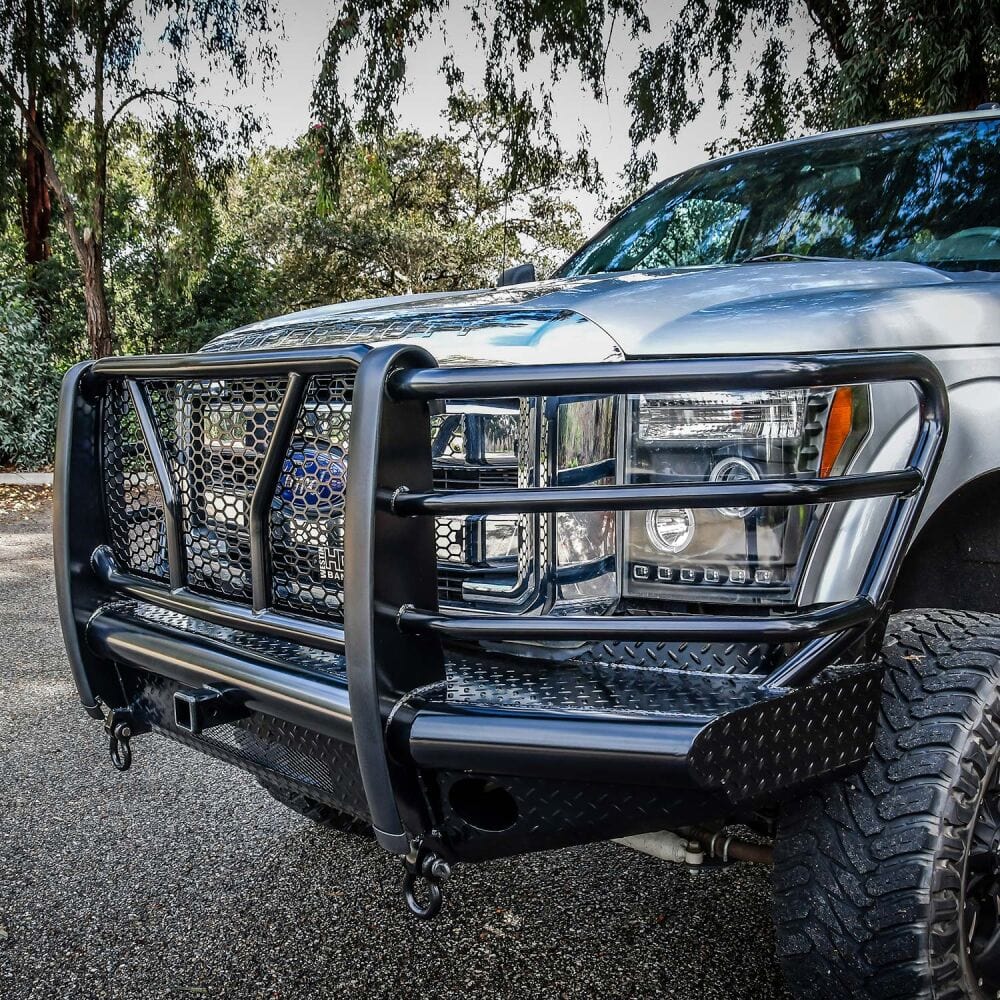 Westin 58 - 31115 Ford F250/F350 Superduty 2011 - 2016 HDX Bandit Front Bumper Non - Winch Black Finish - Rugged Truck Gear