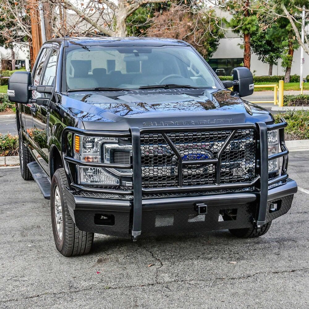 Westin 58 - 31125 Ford F250/F350 Superduty 2017 - 2022 HDX Bandit Front Bumper Non - Winch Black Finish - Rugged Truck Gear