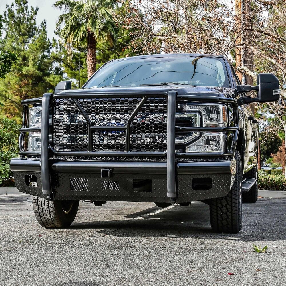 Westin 58 - 31125 Ford F250/F350 Superduty 2017 - 2022 HDX Bandit Front Bumper Non - Winch Black Finish - Rugged Truck Gear