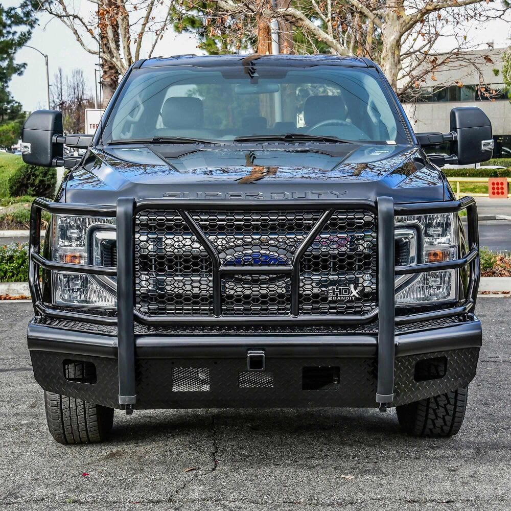 Westin 58 - 31125 Ford F250/F350 Superduty 2017 - 2022 HDX Bandit Front Bumper Non - Winch Black Finish - Rugged Truck Gear