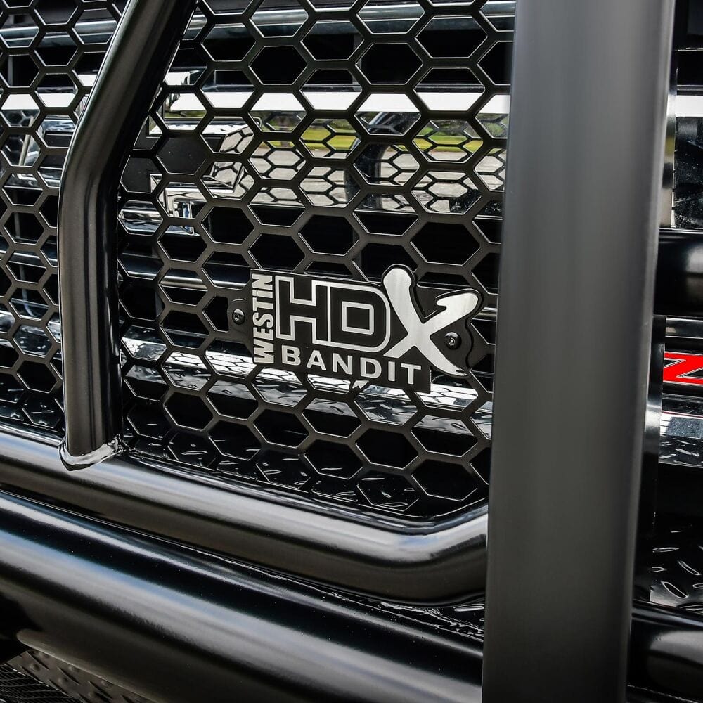Westin 58 - 31155 Chevy Silverado 2500/3500 HD 2015 - 2019 HDX Bandit Front Bumper Non - Winch Black Finish - Rugged Truck Gear