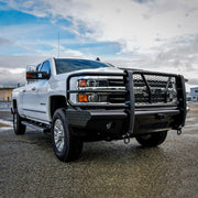 Westin 58 - 31155 Chevy Silverado 2500/3500 HD 2015 - 2019 HDX Bandit Front Bumper Non - Winch Black Finish - Rugged Truck Gear