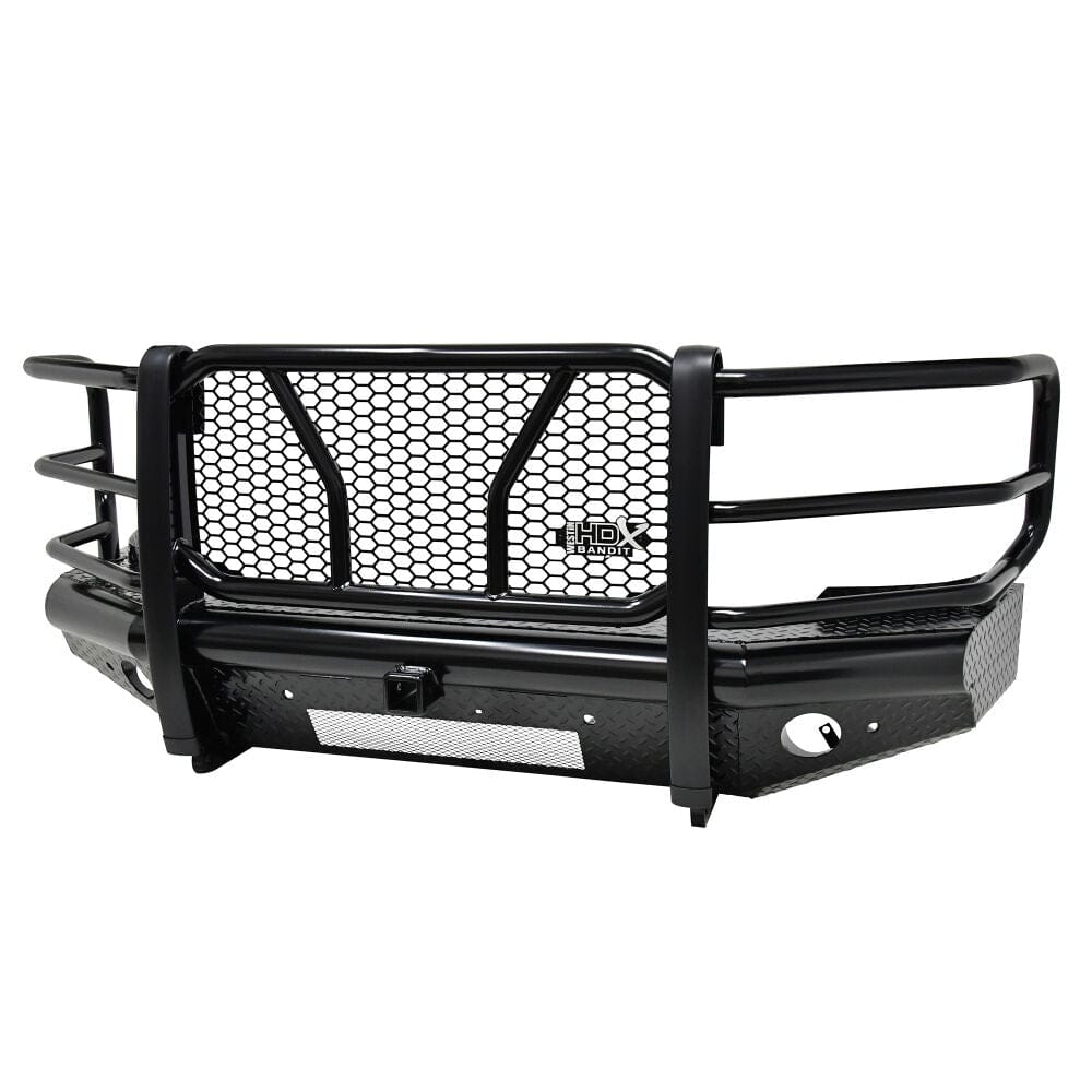 Westin 58 - 31155 Chevy Silverado 2500/3500 HD 2015 - 2019 HDX Bandit Front Bumper Non - Winch Black Finish - Rugged Truck Gear