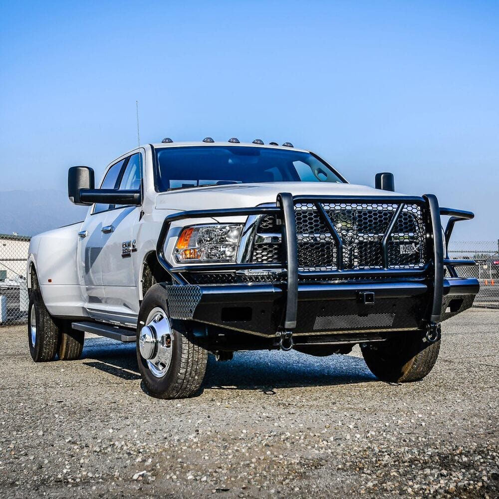 Westin 58 - 31175 Dodge Ram 2500/3500 2010 - 2018 HDX Bandit Front Bumper Non - Winch Black Finish - Rugged Truck Gear