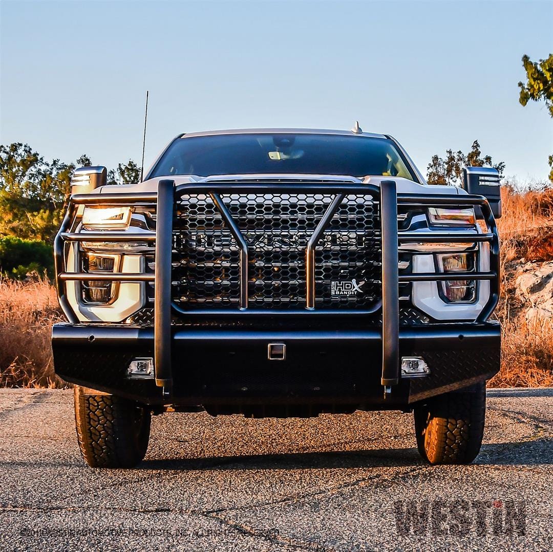 Westin 58 - 31185 2020 - 2023 Chevy Silverado 2500/3500 HD HDX Bandit Front Bumper - Rugged Truck Gear