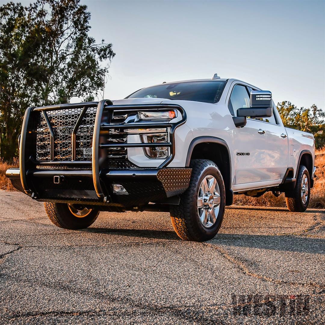 Westin 58 - 31185 2020 - 2023 Chevy Silverado 2500/3500 HD HDX Bandit Front Bumper - Rugged Truck Gear