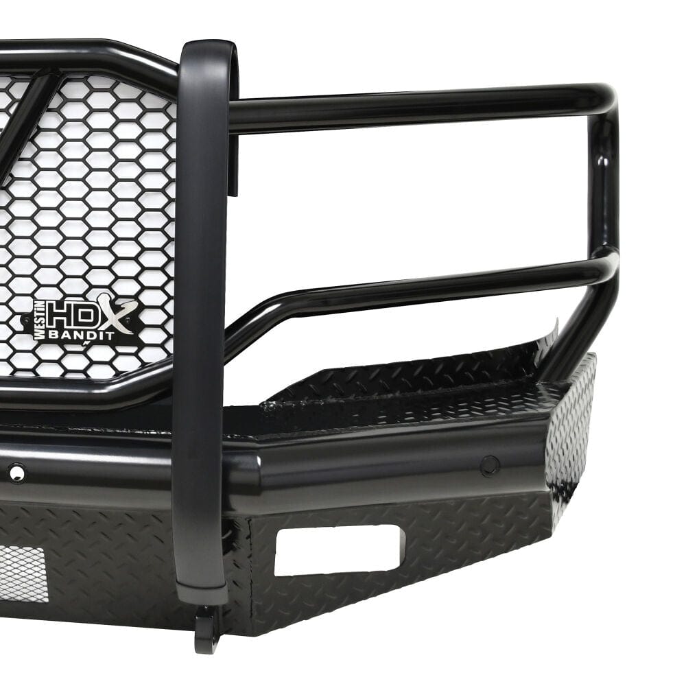Westin 58 - 31195 Ram 2500/3500 2019 - 2023 HDX Bandit Front Bumper Non - Winch Black Finish - Rugged Truck Gear