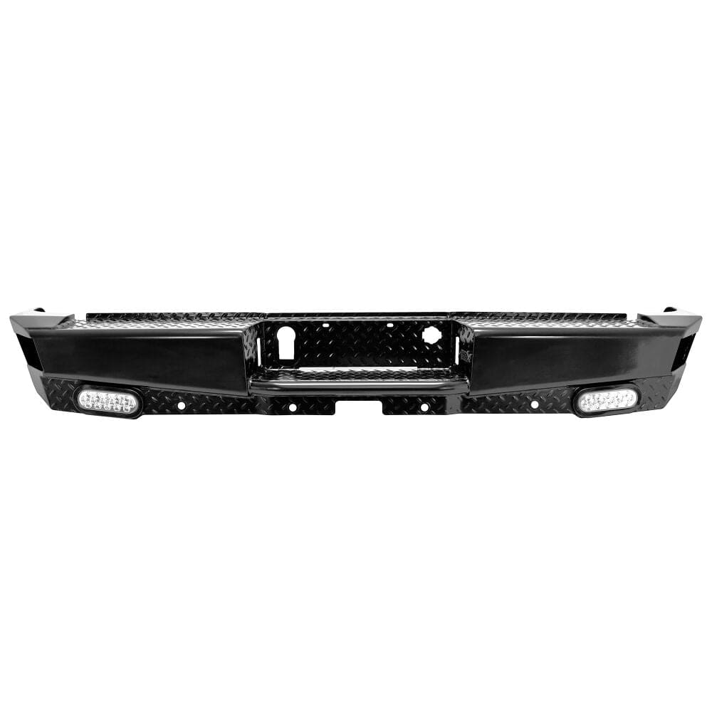 Westin 58 - 341155 Chevy Silverado 2500/3500 HD 2015 - 2019 HDX Bandit Rear Bumper Black Finish - Rugged Truck Gear