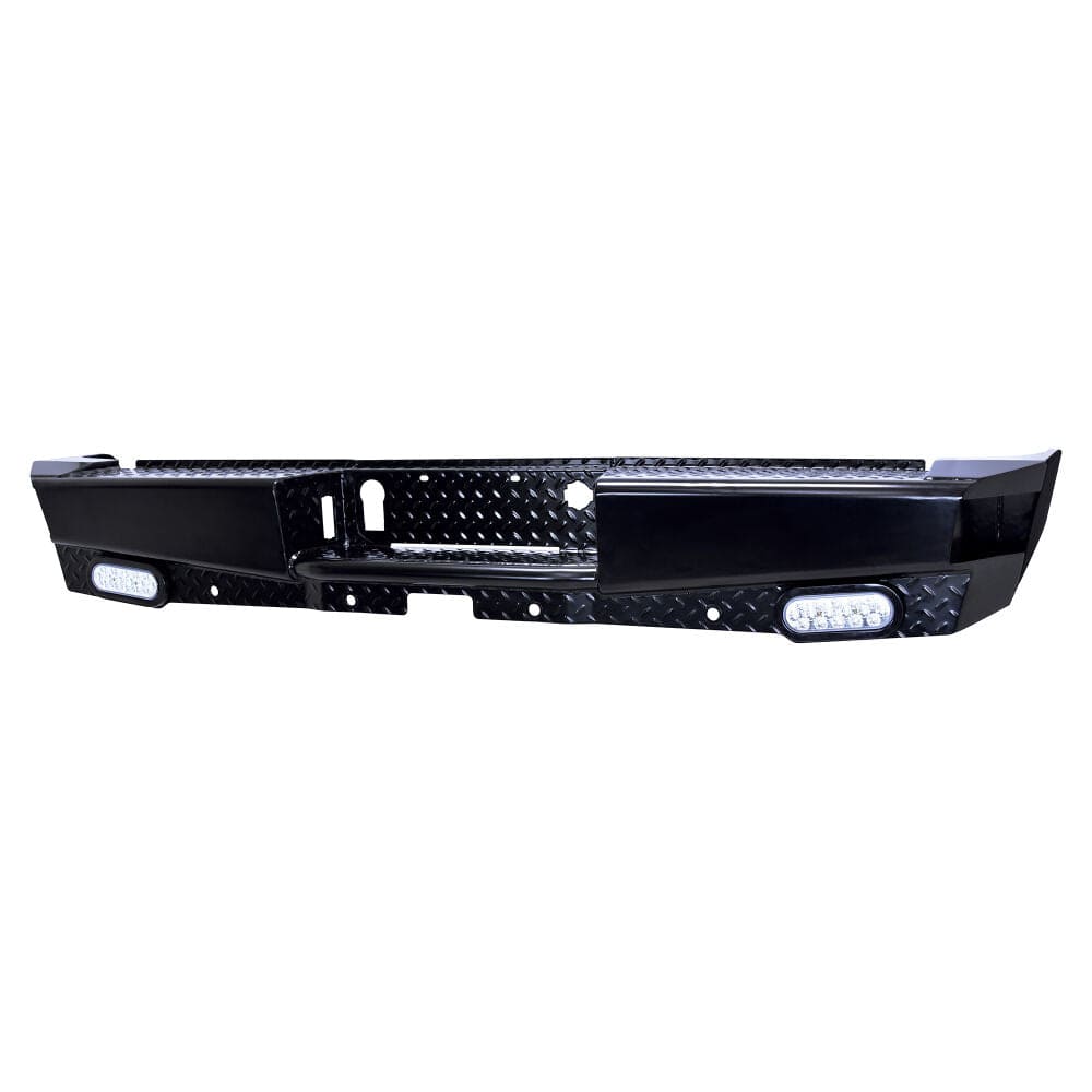 Westin 58 - 341155 GMC Sierra 2500/3500 HD 2015 - 2019 HDX Bandit Rear Bumper Black Finish - Rugged Truck Gear