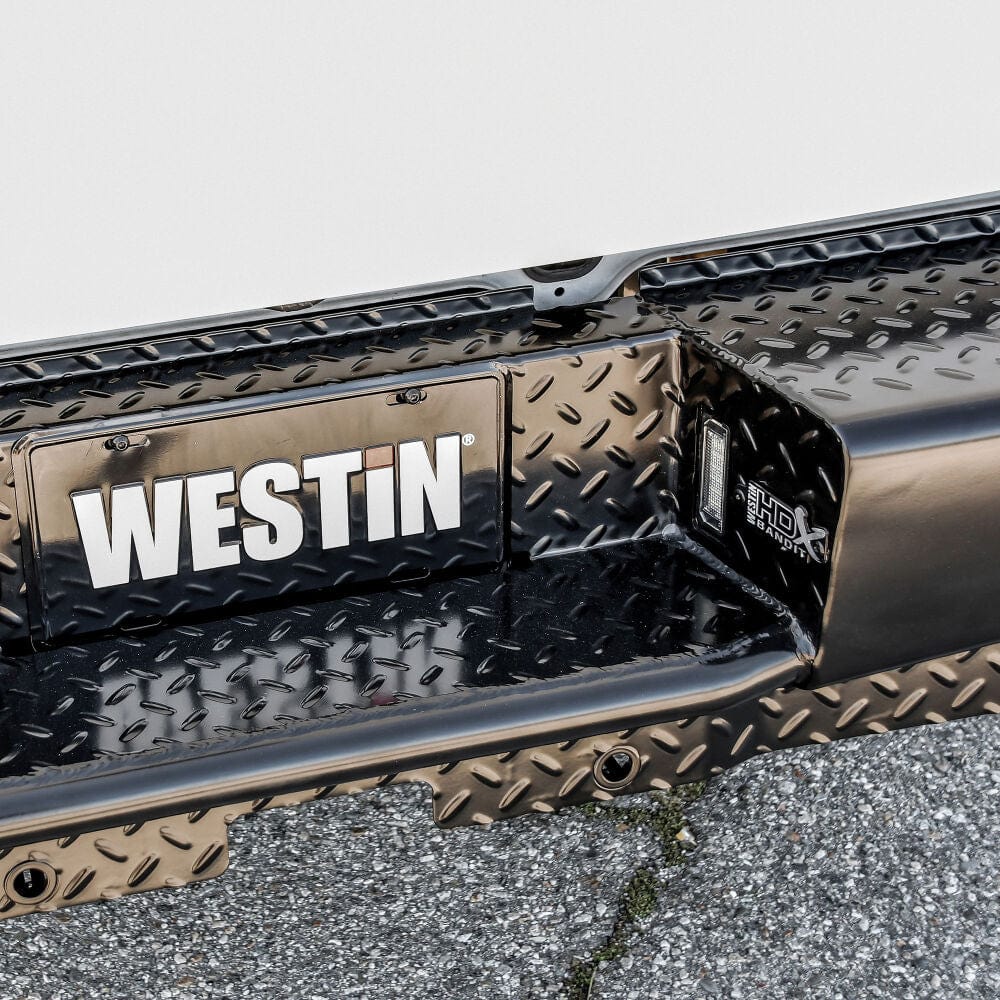Westin 58 - 341175 Dodge Ram 1500 2009 - 2018 HDX Bandit Rear Bumper Black Finish - Rugged Truck Gear