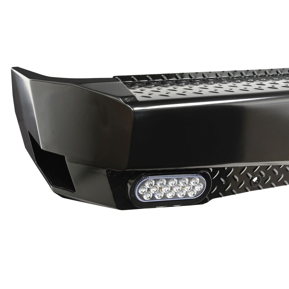 Westin 58 - 341185 GMC Sierra 1500 2019 - 2023 HDX Bandit Rear Bumper Black Finish - Rugged Truck Gear