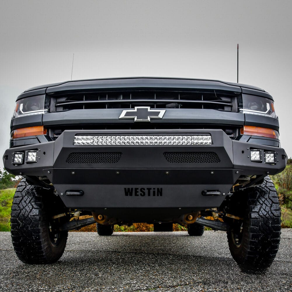 Westin 58 - 41005 Chevy Silverado 1500 2016 - 2018 Pro - Mod Front Bumper Non - Winch - Rugged Truck Gear