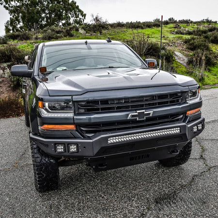 Westin 58 - 41005 Chevy Silverado 1500 2016 - 2018 Pro - Mod Front Bumper Non - Winch - Rugged Truck Gear