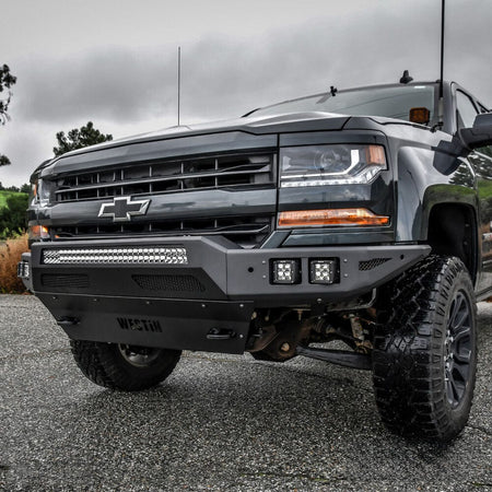 Westin 58 - 41005 Chevy Silverado 1500 2016 - 2018 Pro - Mod Front Bumper Non - Winch - Rugged Truck Gear