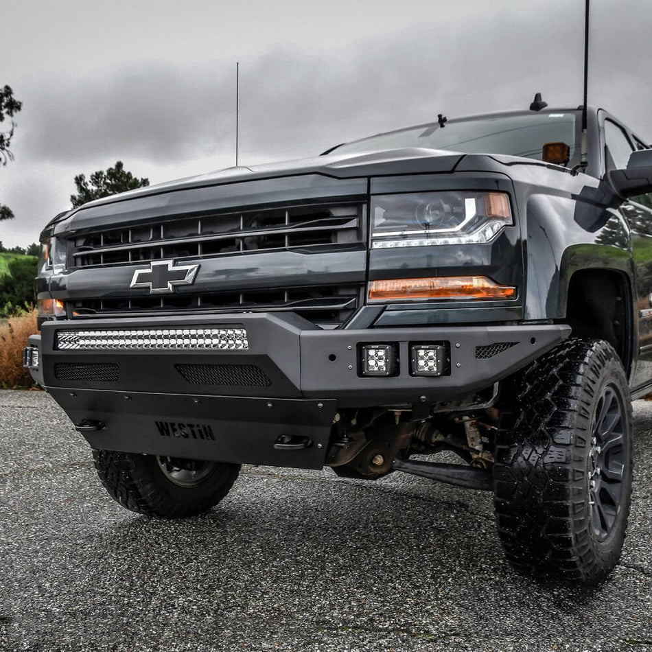 Westin 58 - 41005 Chevy Silverado 1500 2016 - 2018 Pro - Mod Front Bumper Non - Winch - Rugged Truck Gear