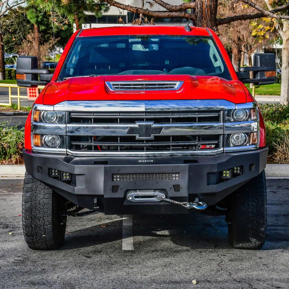 Westin 58 - 411005 Chevy Silverado 1500 2016 - 2018 Pro - Series Front Bumper - Rugged Truck Gear