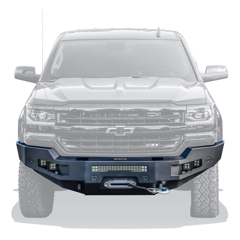 Westin 58 - 411165 Chevy Silverado 2500/3500 HD 2015 - 2019 Pro - Series Front Bumper - Rugged Truck Gear