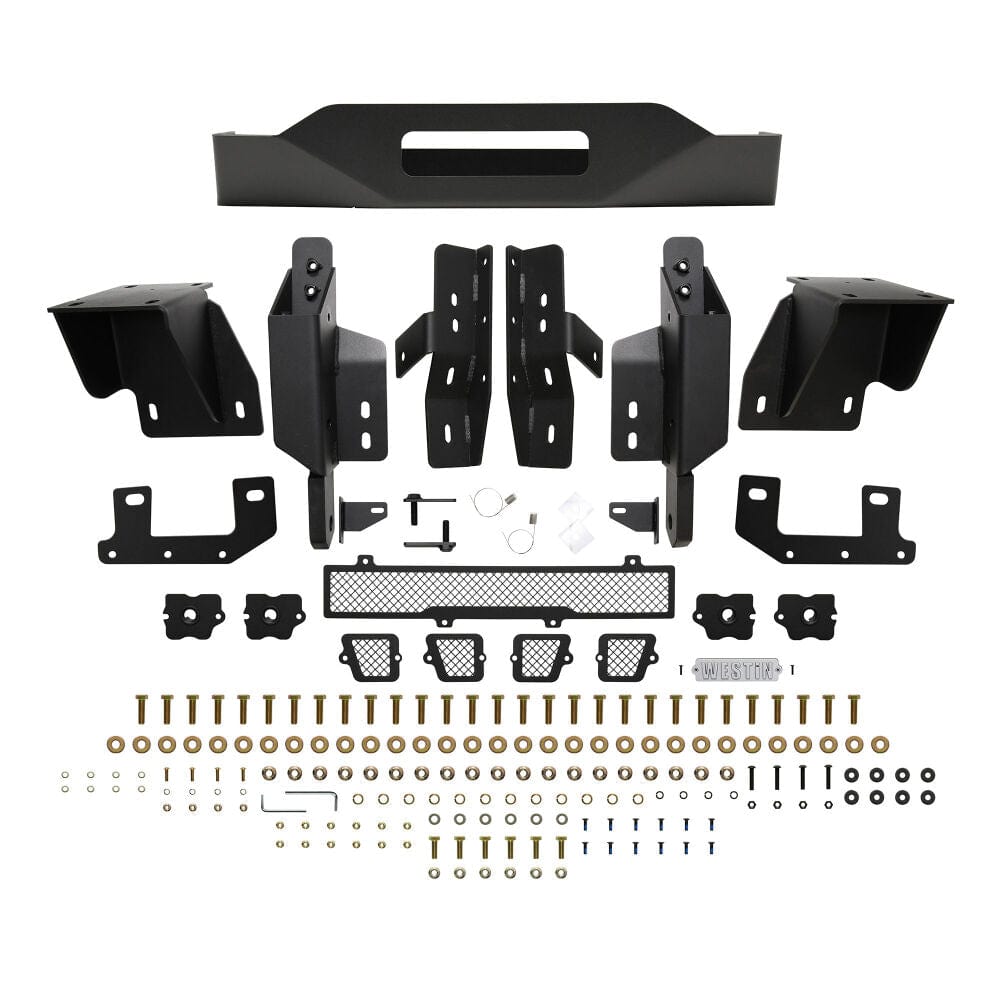 Westin 58 - 411165 Chevy Silverado 2500/3500 HD 2015 - 2019 Pro - Series Front Bumper - Rugged Truck Gear