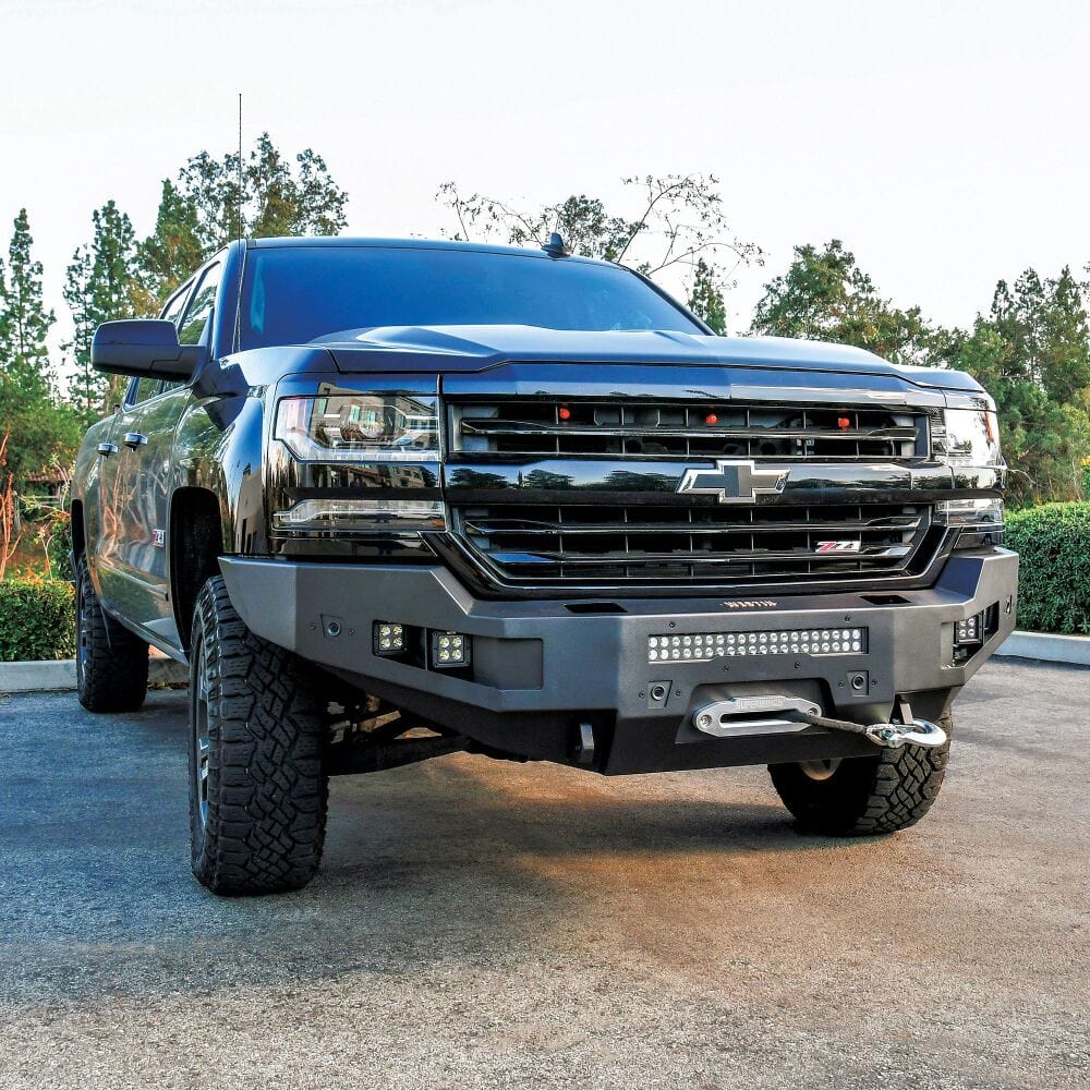 Westin 58 - 411165 Chevy Silverado 2500/3500 HD 2015 - 2019 Pro - Series Front Bumper - Rugged Truck Gear