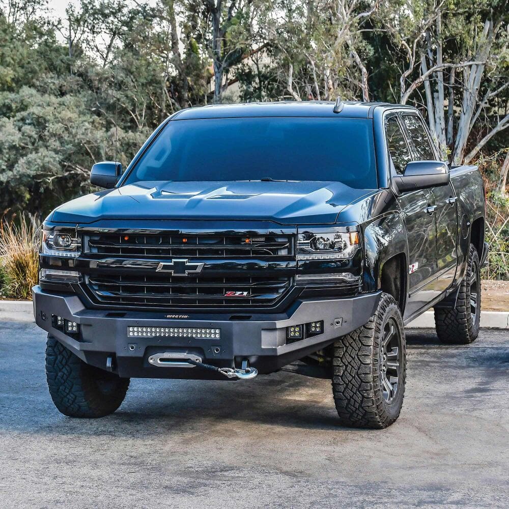Westin 58 - 411165 Chevy Silverado 2500/3500 HD 2015 - 2019 Pro - Series Front Bumper - Rugged Truck Gear
