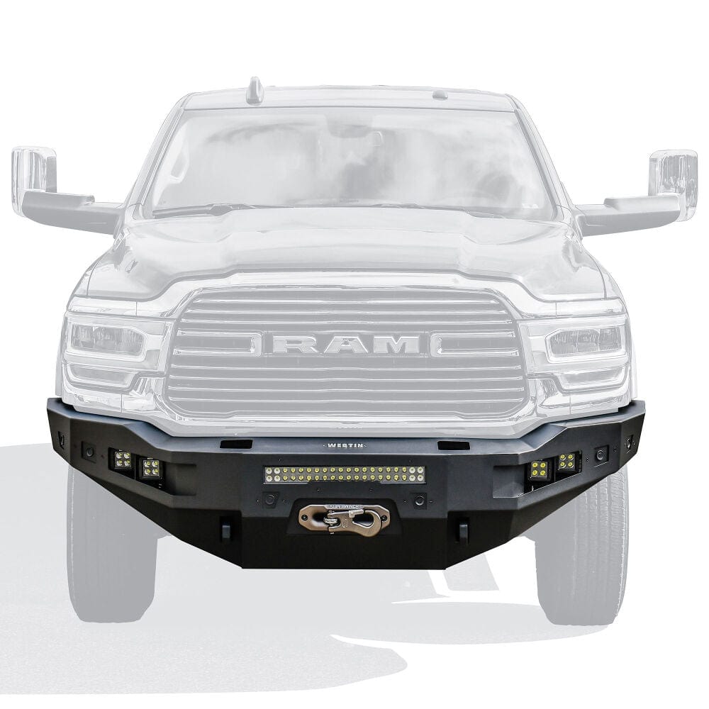 Westin 58 - 411235 Ram 2500/3500 2019 - 2024 Pro - Series Front Bumper - Rugged Truck Gear