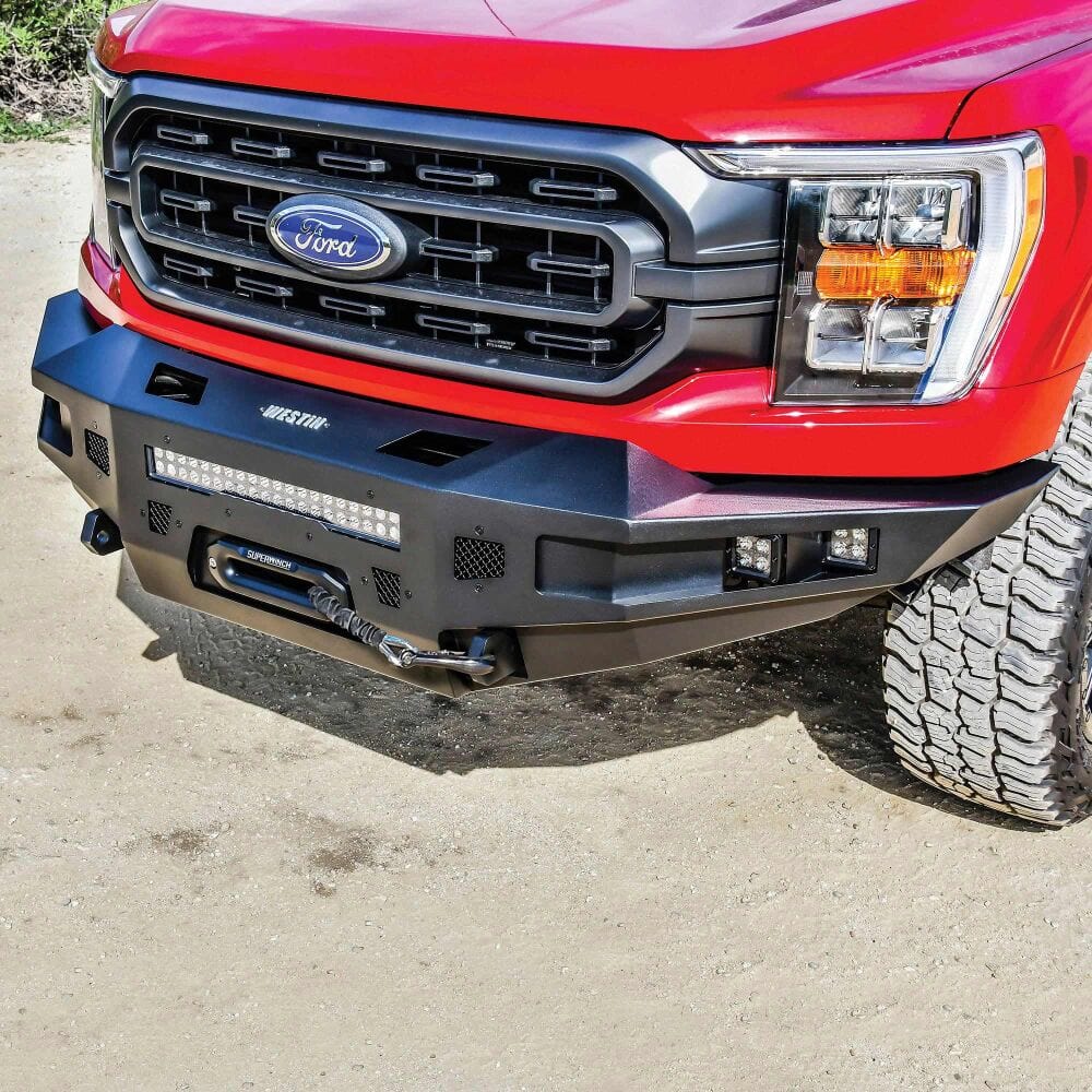 Westin 58 - 411245 Ford F150 2021 - 2023 Pro - Series Front Bumper - Rugged Truck Gear