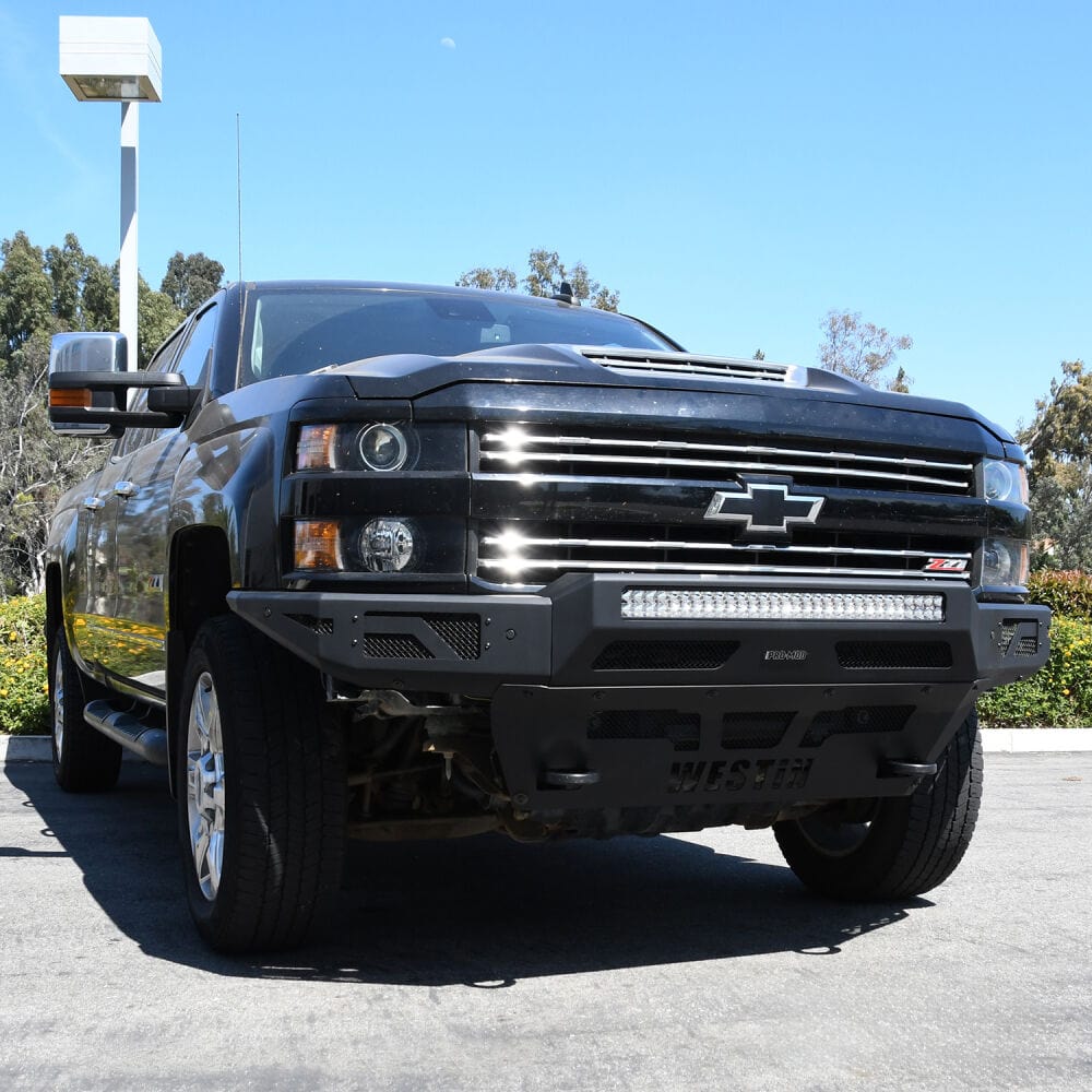 Westin 58 - 41165 Chevy Silverado 2500/3500 HD 2015 - 2019 Pro - Mod Front Bumper Non - Winch - Rugged Truck Gear