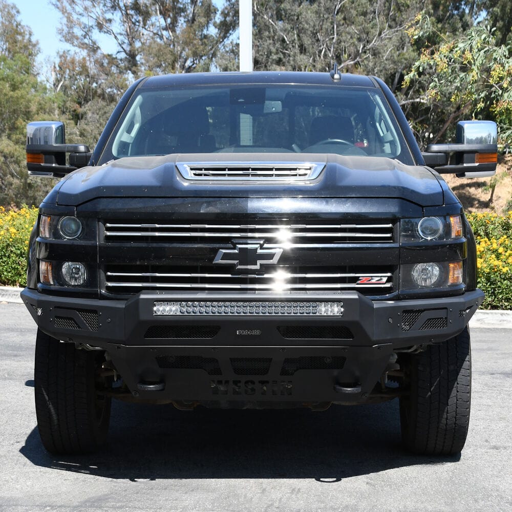 Westin 58 - 41165 Chevy Silverado 2500/3500 HD 2015 - 2019 Pro - Mod Front Bumper Non - Winch - Rugged Truck Gear