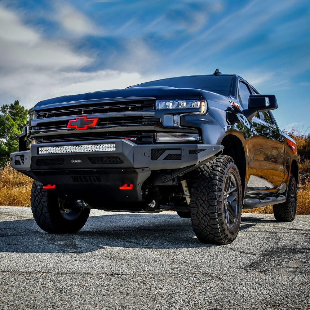 Westin 58 - 41215 Chevy Silverado 1500 2019 - 2022 Pro - Mod Front Bumper Non - Winch - Rugged Truck Gear