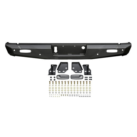 Westin 58 - 421005 GMC Sierra 1500 2014 - 2018 Pro - Series Rear Bumper Black Finish - Rugged Truck Gear