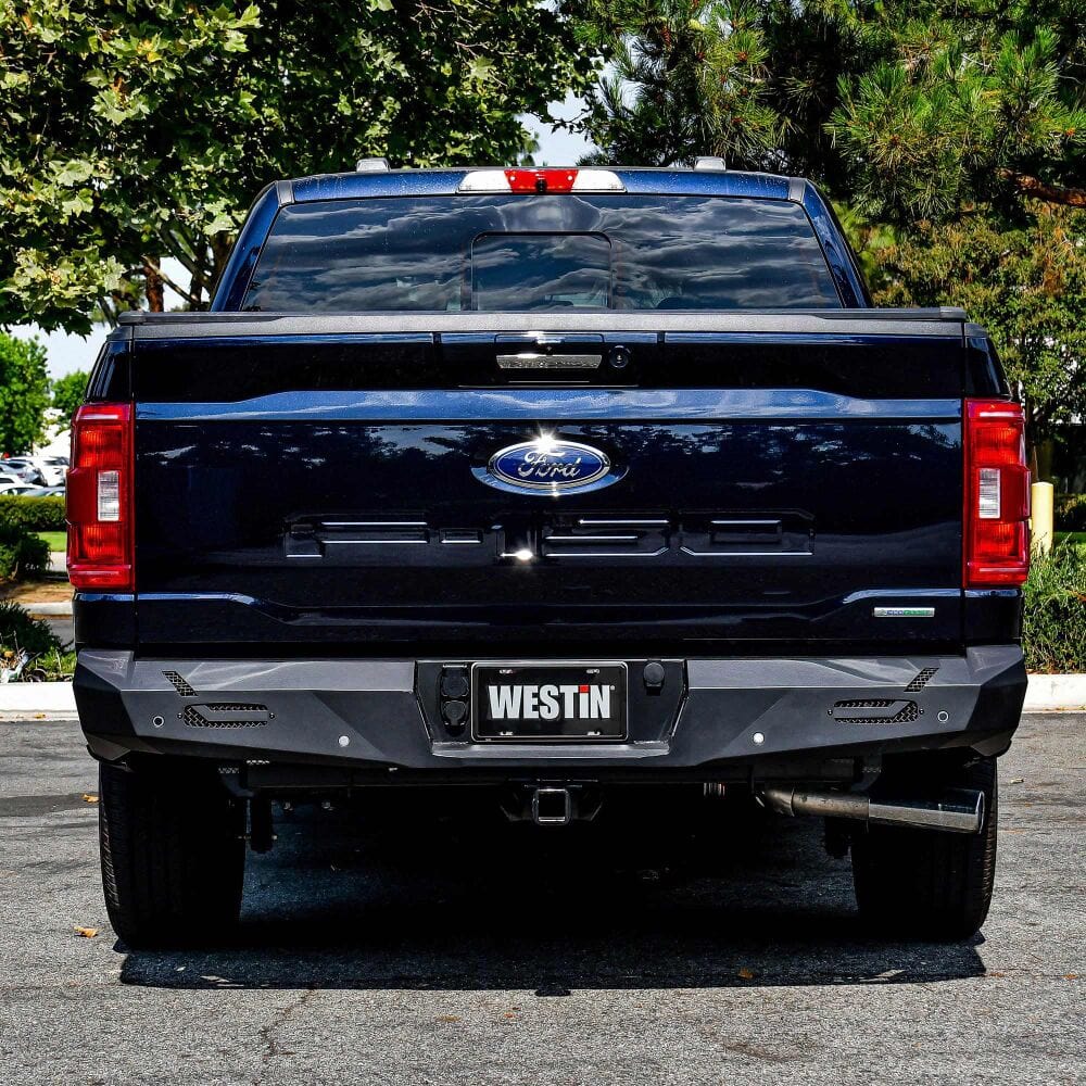 Westin 58 - 421015 Ford F150 2015 - 2020 Pro - Series Rear Bumper Black Finish - Rugged Truck Gear