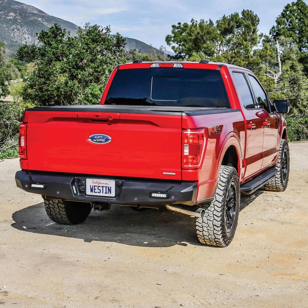 Westin 58 - 421015 Ford F150 2015 - 2020 Pro - Series Rear Bumper Black Finish - Rugged Truck Gear