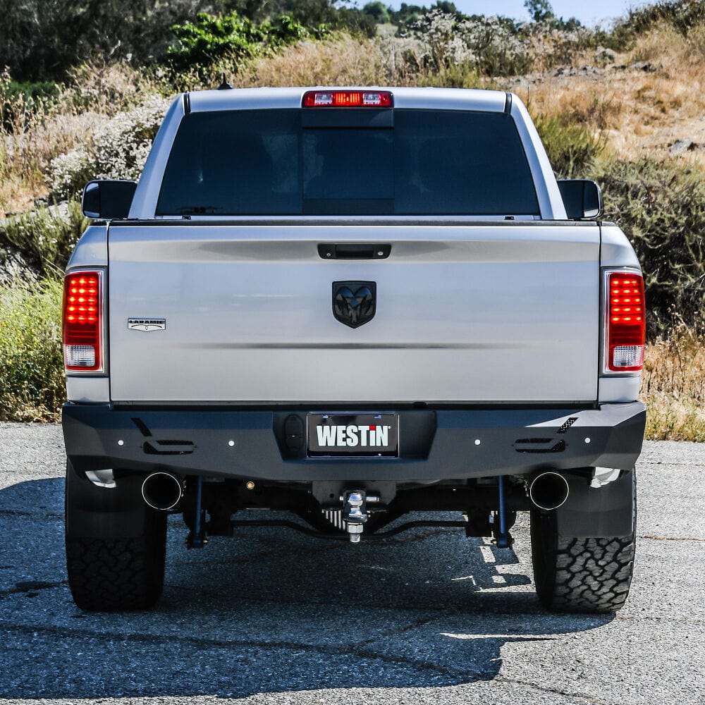 Westin 58 - 421025 Dodge Ram 2500/3500 2010 - 2021 Pro - Series Rear Bumper Black Finish - Rugged Truck Gear