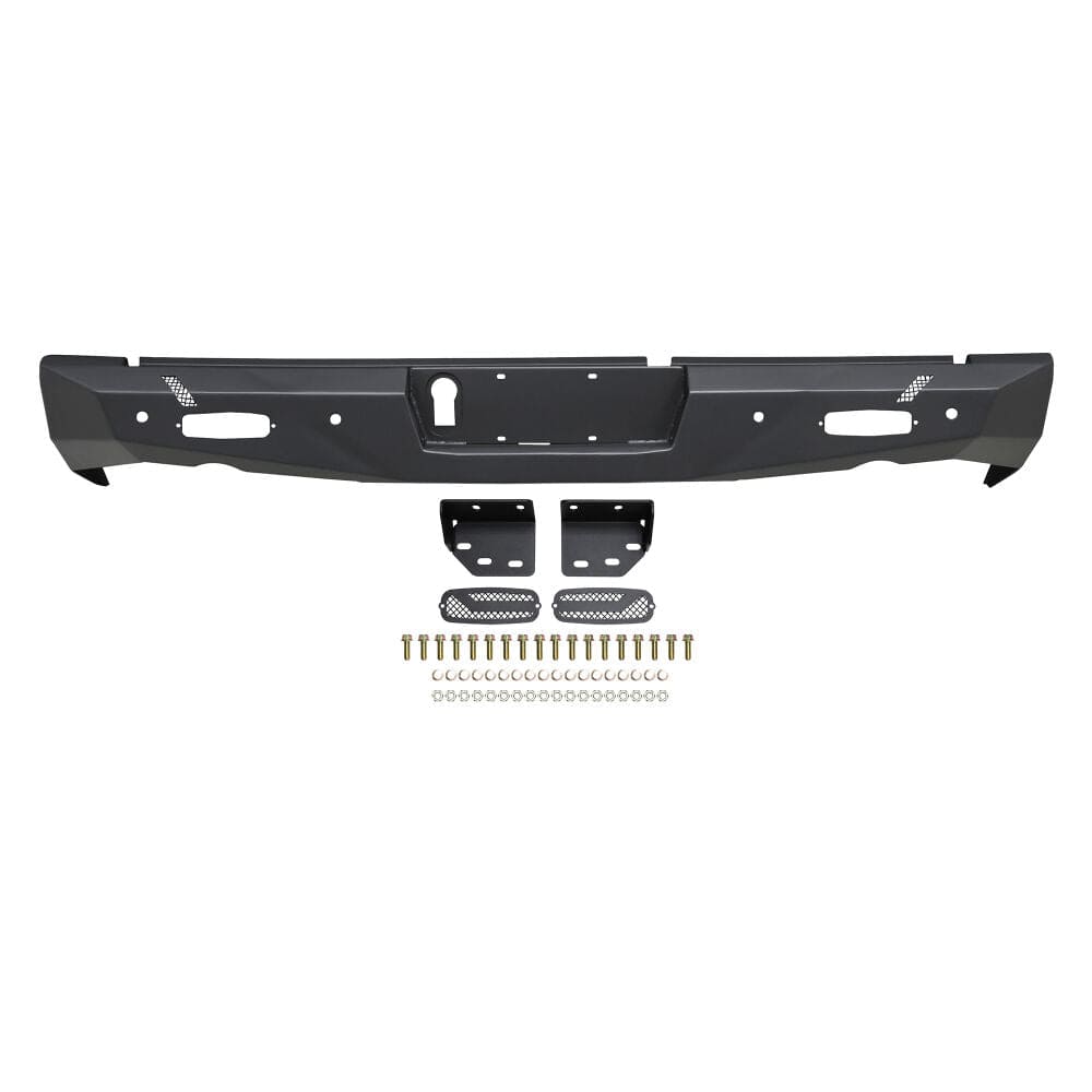 Westin 58 - 421025 Dodge Ram 2500/3500 2010 - 2021 Pro - Series Rear Bumper Black Finish - Rugged Truck Gear