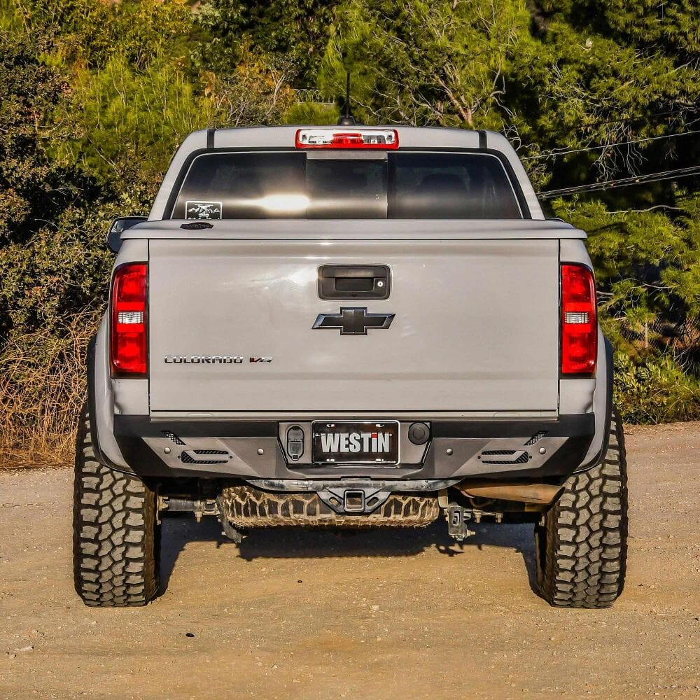 Westin 58 - 421055 Chevy Colorado 2015 - 2022 Pro - Series Rear Bumper - Rugged Truck Gear