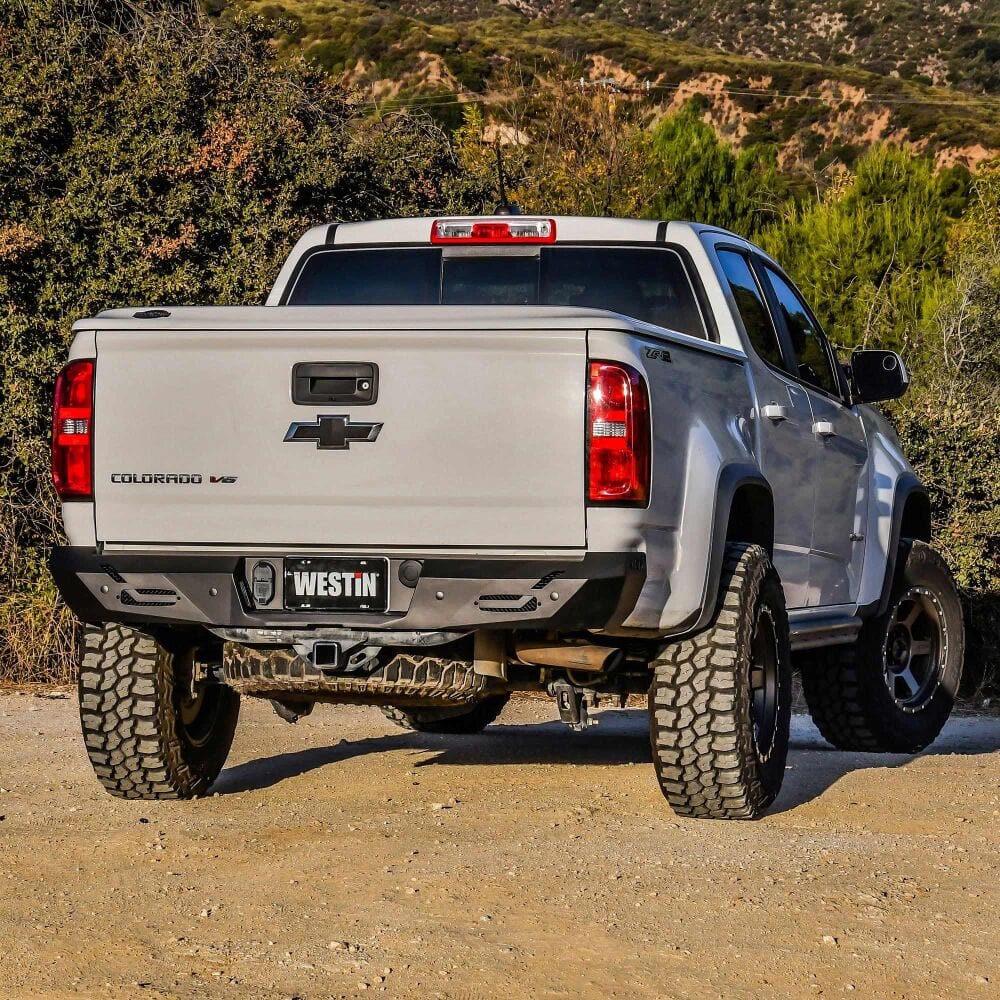 Westin 58 - 421055 Chevy Colorado 2015 - 2022 Pro - Series Rear Bumper - Rugged Truck Gear
