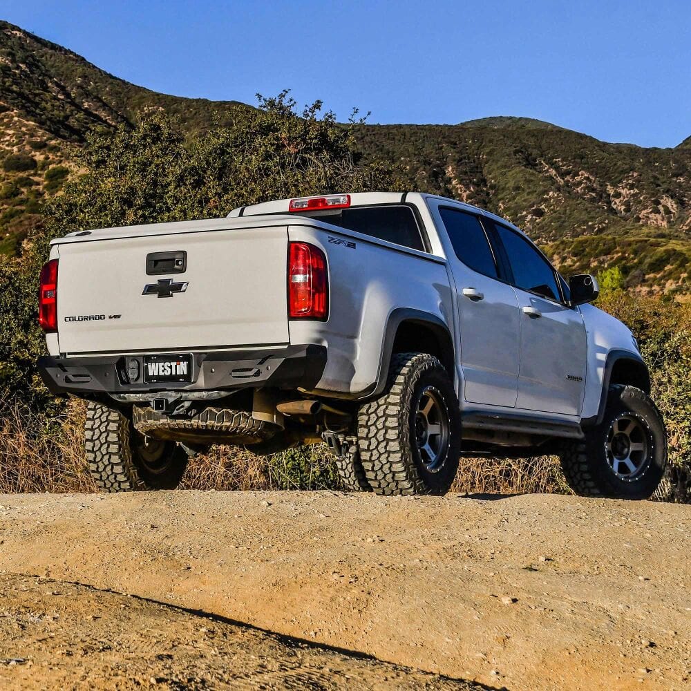 Westin 58 - 421055 Chevy Colorado 2015 - 2022 Pro - Series Rear Bumper - Rugged Truck Gear